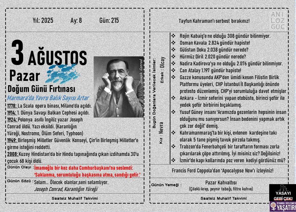 Doğum Günü Fırtınası 3 Ağustos 2025 1